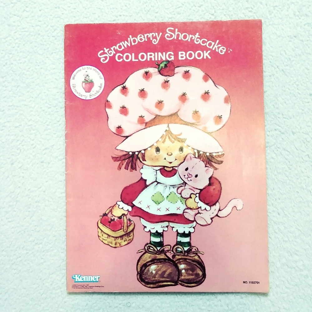 STRAWBERRY SHORTCAKE Vintage Coloring Book American Greetings Corp. 1981